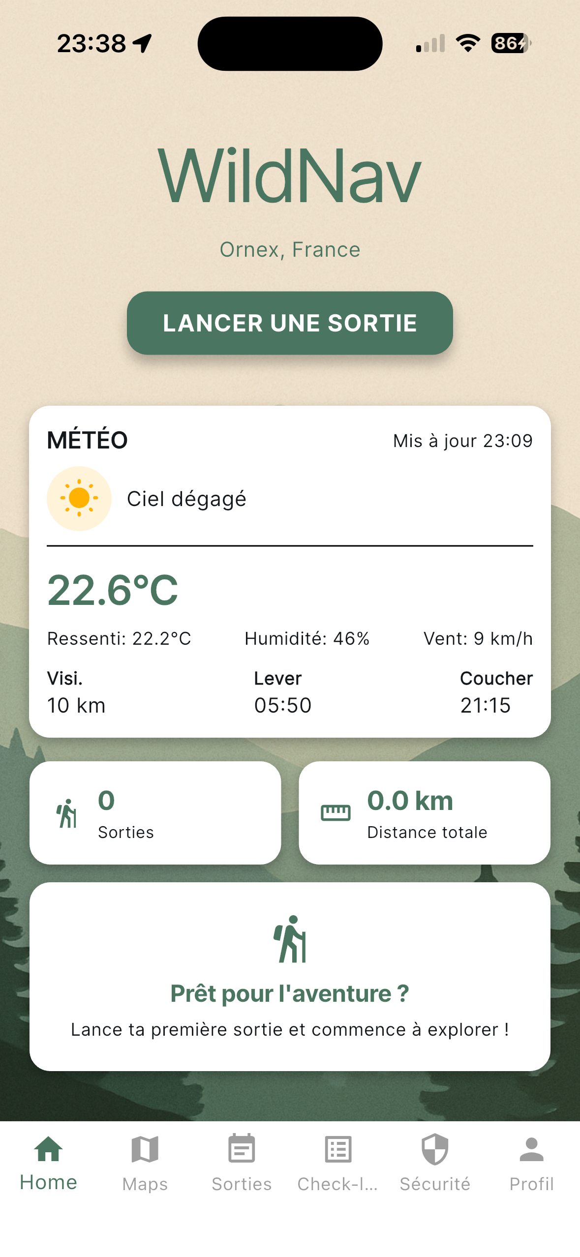 WildNav Accueil