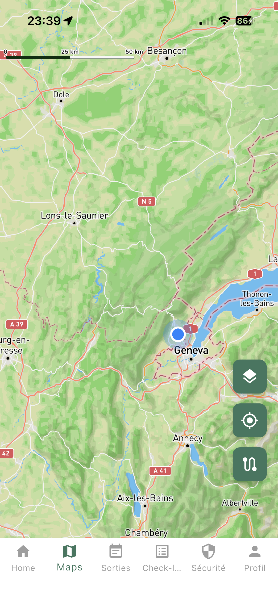 WildNav Carte